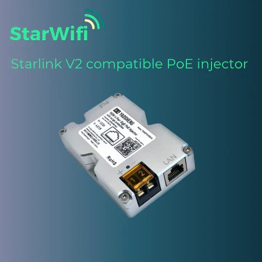 Injecteur PoE 150W compatible Starlink V2 - Yaosheng YSNEPPU15001A