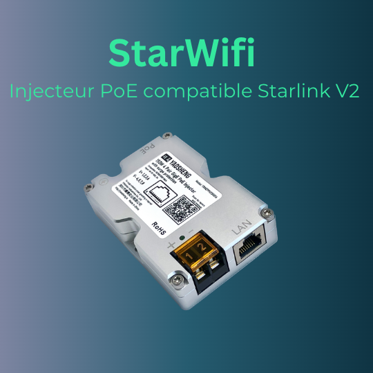 Injecteur PoE 150W compatible Starlink V2 - Yaosheng YSNEPPU15001A