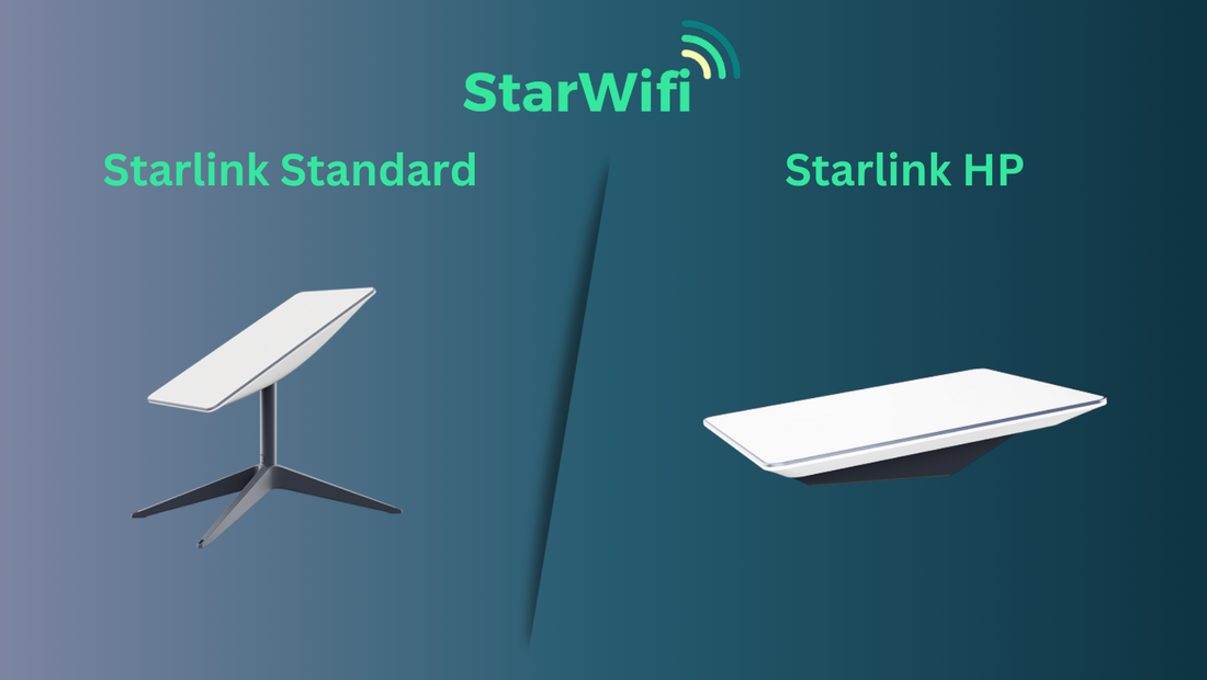 Kit Starlink Standard vs High Performance