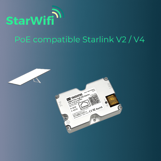 Iniettore PoE Yaosheng 200W compatibile con Starlink V2 / V4