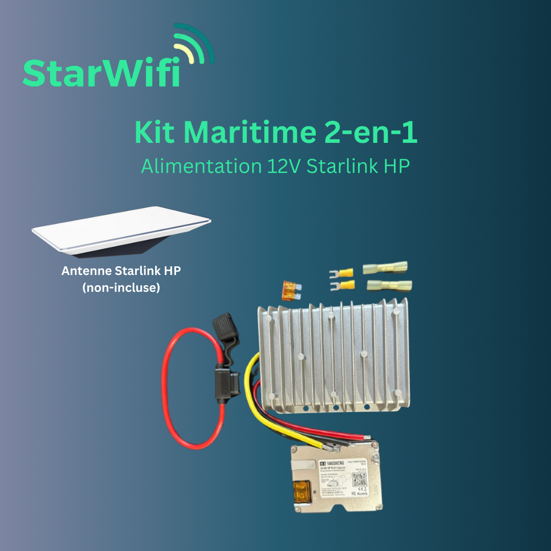 Alimentation 12V Starlink Haute Performance