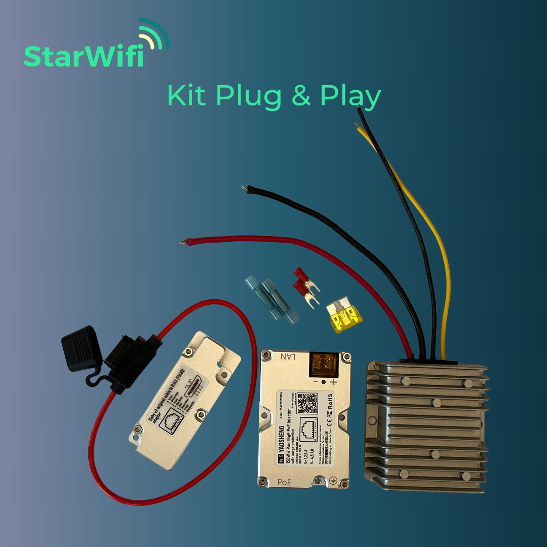 StarWifi Kit Plug & Play - Starlink 12V kit